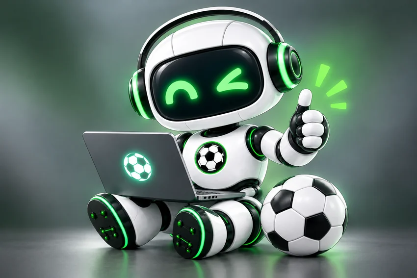 AI Football หุ่นยนต์ผู้ช่วยพร้อมคอมพิวเตอร์